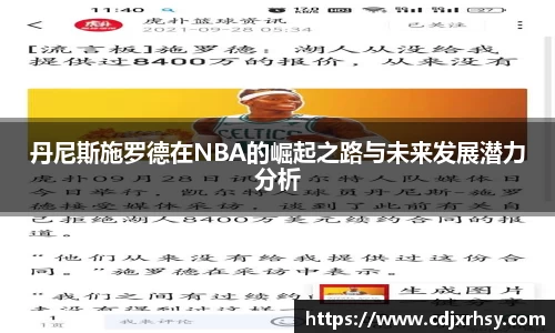 丹尼斯施罗德在NBA的崛起之路与未来发展潜力分析