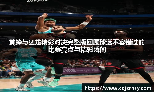 黄蜂与猛龙精彩对决完整版回顾球迷不容错过的比赛亮点与精彩瞬间